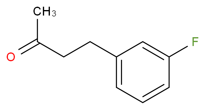 4-(3-fluorophenyl)butan-2-one_分子结构_CAS_3506-77-2