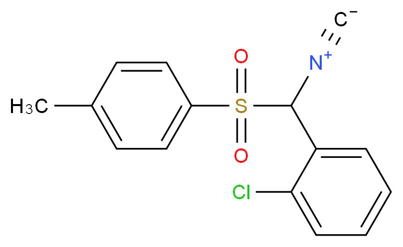 1-[(2-chlorophenyl)(isocyano)methanesulfonyl]-4-methylbenzene_分子结构_CAS_1029104-34-4