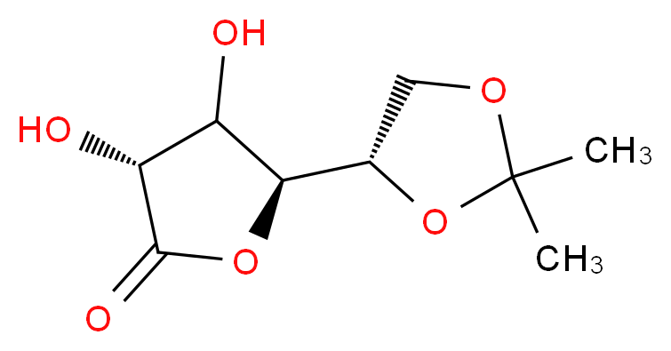 5,6-O-Isopropylidene-L-gulono-1,4-lactone_分子结构_CAS_94697-68-4)