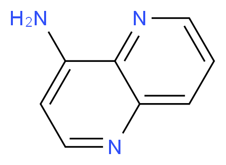 1,5-naphthyridin-4-amine_分子结构_CAS_27392-68-3
