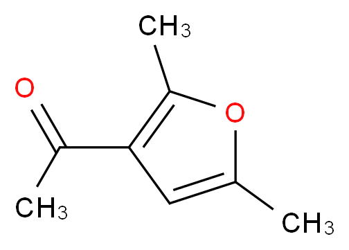 1-(2,5-Dimethylfuran-3-yl)ethanone_分子结构_CAS_10599-70-9)