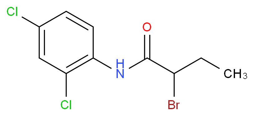 2-Bromo-N-(2,4-dichlorophenyl)butanamide_分子结构_CAS_)