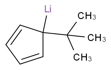 叔丁基环戊二烯并二烯锂_分子结构_CAS_50356-03-1)