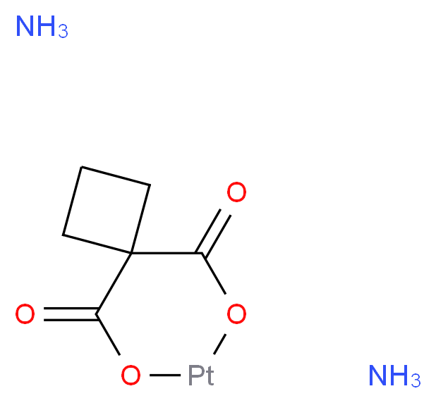 6,8-dioxa-7-platinaspiro[3.5]nonane-5,9-dione diamine_分子结构_CAS_41575-94-4