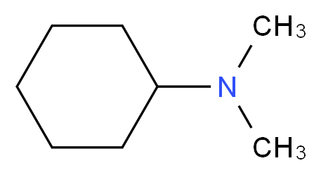 N,N-dimethylcyclohexanamine_分子结构_CAS_56-55-3