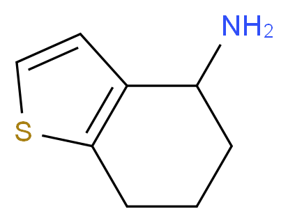 4,5,6,7-tetrahydro-1-benzothiophen-4-amine_分子结构_CAS_58094-17-0