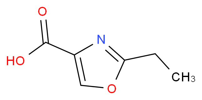 2-Ethyl-1,3-oxazole-4-carboxylic acid_分子结构_CAS_)