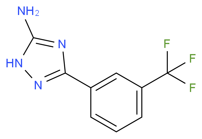 3-[3-(trifluoromethyl)phenyl]-1H-1,2,4-triazol-5-amine_分子结构_CAS_)