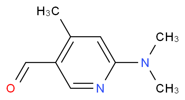 6-(DIMETHYLAMINO)-4-METHYLNICOTINALDEHYDE_分子结构_CAS_764651-69-6)