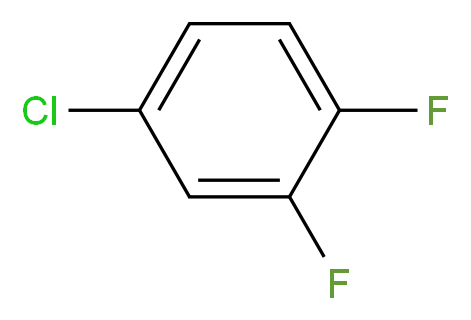 4-chloro-1,2-difluorobenzene_分子结构_CAS_696-02-6