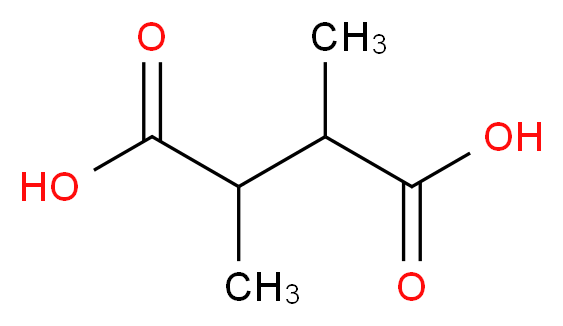 2,3-dimethylbutanedioic acid_分子结构_CAS_13545-04-5