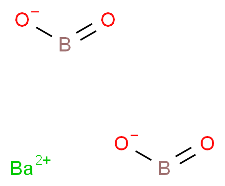 barium(2+) ion dioxoborinate_分子结构_CAS_13701-59-2