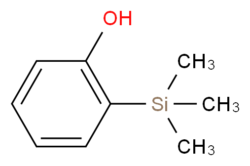 2-(TRIMETHYLSILYL)PHENOL_分子结构_CAS_15288-53-6)