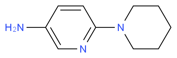 6-piperidin-1-ylpyridin-3-amine_分子结构_CAS_55403-29-7)
