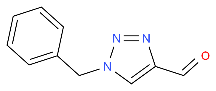 1-Benzyl-1H-1,2,3-triazole-4-carbaldehyde_分子结构_CAS_124940-34-7)