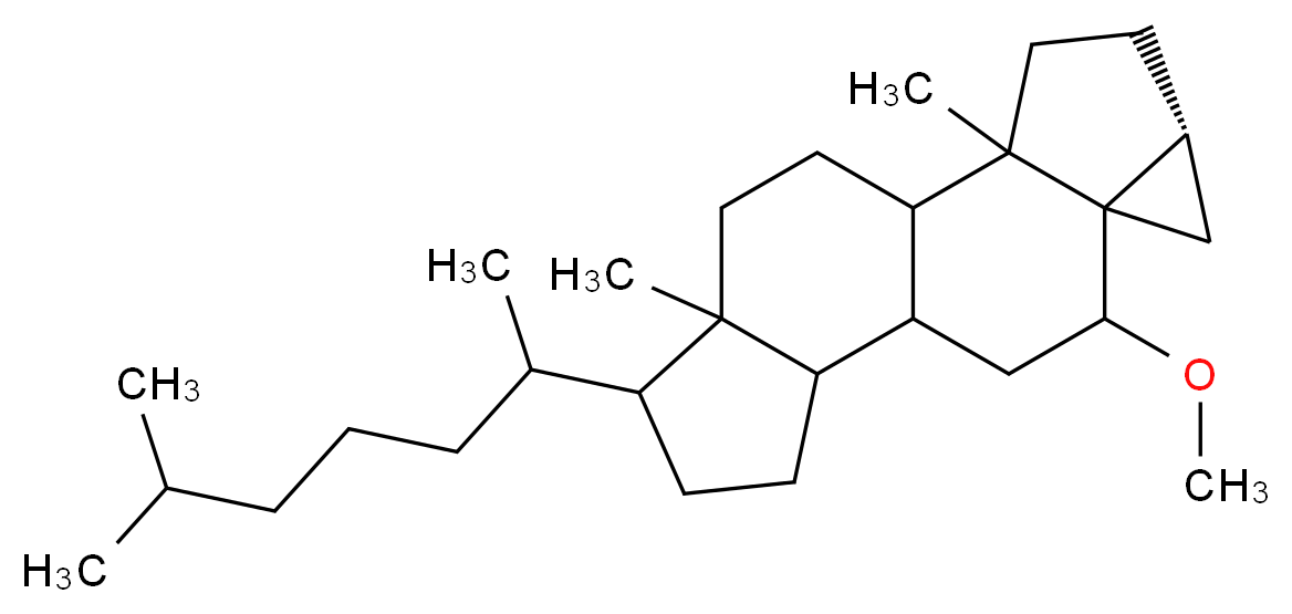 i-Cholesteryl methyl ether_分子结构_CAS_2867-93-8)