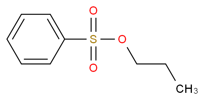 propyl benzenesulfonate_分子结构_CAS_80-42-2