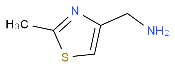 1-(2-methyl-1,3-thiazol-4-yl)methanamine_分子结构_CAS_103694-26-4)