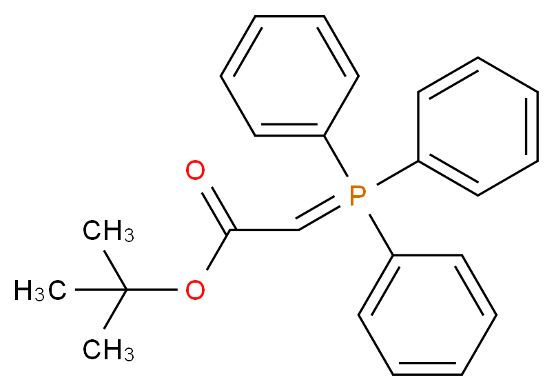 tert-butyl 2-(triphenyl-λ<sup>5</sup>-phosphanylidene)acetate_分子结构_CAS_35000-38-5