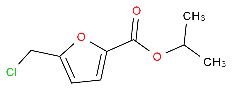 propan-2-yl 5-(chloromethyl)furan-2-carboxylate_分子结构_CAS_90416-47-0