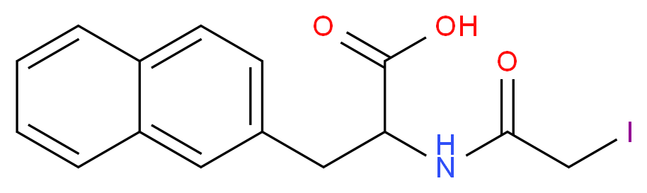 N-Iodoacetyl-β-(2-naphthyl)-alanine_分子结构_CAS_1219437-29-2)