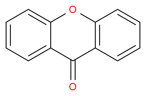 9H-xanthen-9-one_分子结构_CAS_90-47-1
