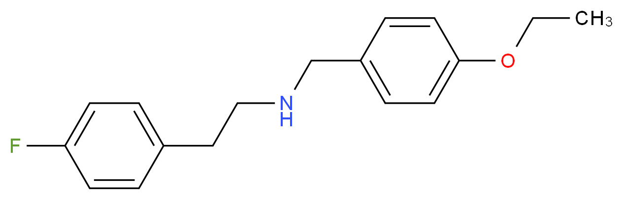 (4-ethoxybenzyl)[2-(4-fluorophenyl)ethyl]amine_分子结构_CAS_423734-70-7)