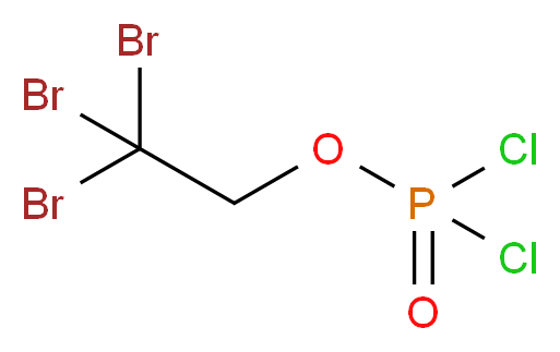 (2,2,2-tribromoethoxy)phosphonoyl dichloride_分子结构_CAS_53676-22-5