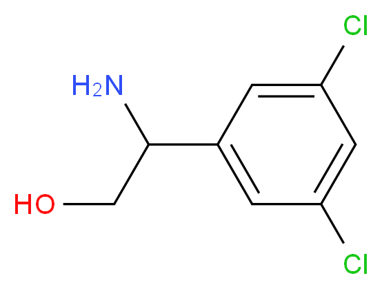 1-(3,5-DICHLOROPHENYL)-2-HYDROXYETHYLAMINE_分子结构_CAS_372144-00-8)