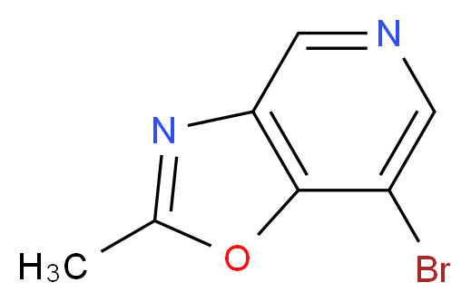 7-Bromo-2-methyloxazolo[4,5-c]pyridine_分子结构_CAS_116081-17-5)