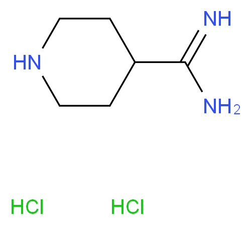 piperidine-4-carboximidamide dihydrochloride_分子结构_CAS_1170937-23-1