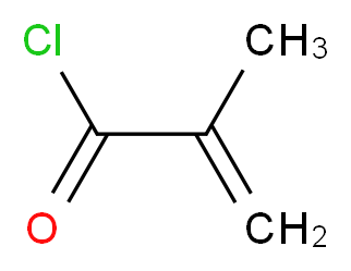 2-methylprop-2-enoyl chloride_分子结构_CAS_920-46-7