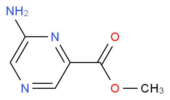 Methyl 6-aminopyrazine-2-carboxylate_分子结构_CAS_118853-60-4)