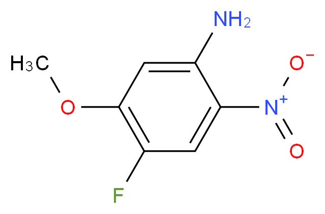 4-fluoro-5-methoxy-2-nitroaniline_分子结构_CAS_125163-12-4