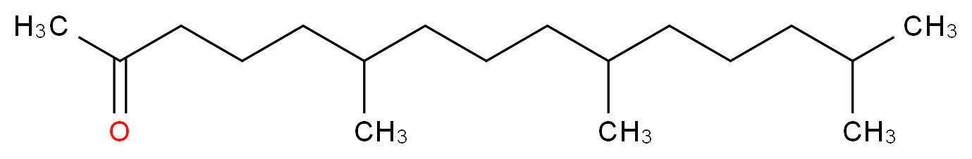 6,10,14-Trimethylpentadecan-2-one_分子结构_CAS_)