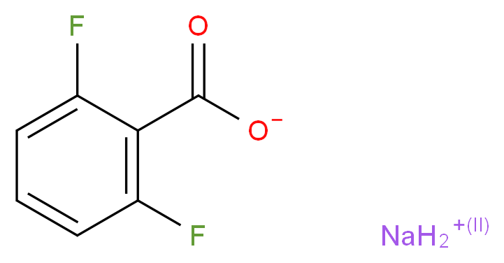 Sodium 2,6-difluorobenzoate_分子结构_CAS_6185-28-0)
