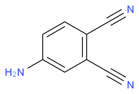 4-aminobenzene-1,2-dicarbonitrile_分子结构_CAS_)