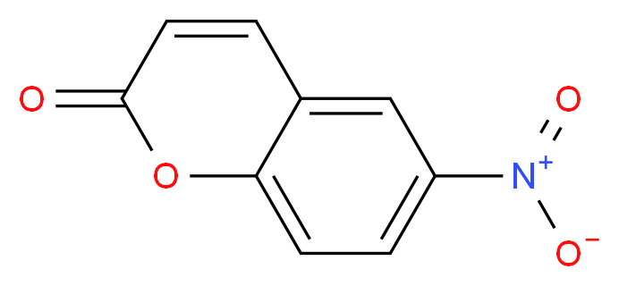 6-硝基香豆素_分子结构_CAS_2725-81-7)