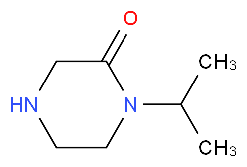 1-(propan-2-yl)piperazin-2-one_分子结构_CAS_59702-10-2