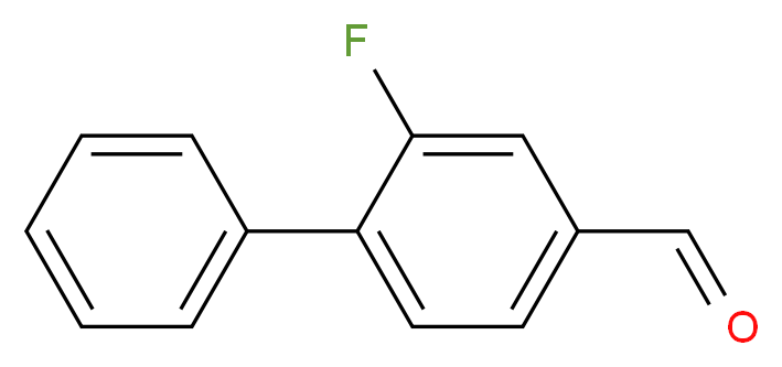 3-fluoro-4-phenylbenzaldehyde_分子结构_CAS_57592-43-5