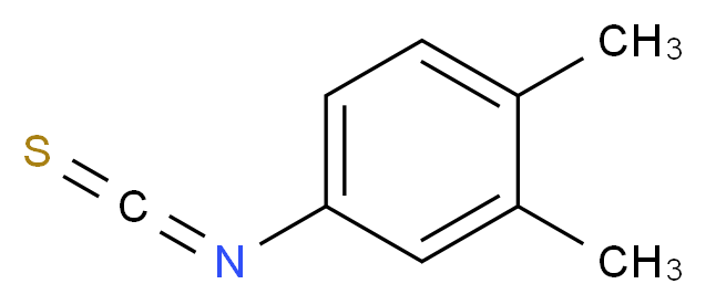 3,4-Dimethylphenyl isothiocyanate_分子结构_CAS_19241-17-9)