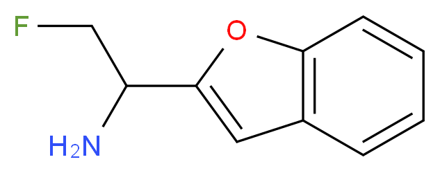 1-(1-benzofuran-2-yl)-2-fluoroethanamine_分子结构_CAS_)