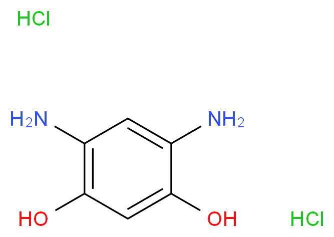 4,6-diaminobenzene-1,3-diol dihydrochloride_分子结构_CAS_16523-31-2