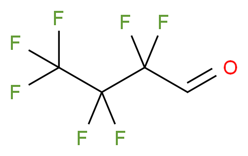 2,2,3,3,4,4,4-heptafluorobutanal_分子结构_CAS_375-02-0