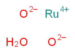 氧化钌(IV)水合物_分子结构_CAS_32740-79-7)