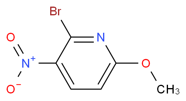 2-Bromo-6-methoxy-3-nitropyridine_分子结构_CAS_344296-05-5)