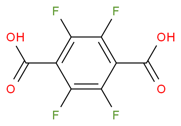 tetrafluorobenzene-1,4-dicarboxylic acid_分子结构_CAS_652-36-8