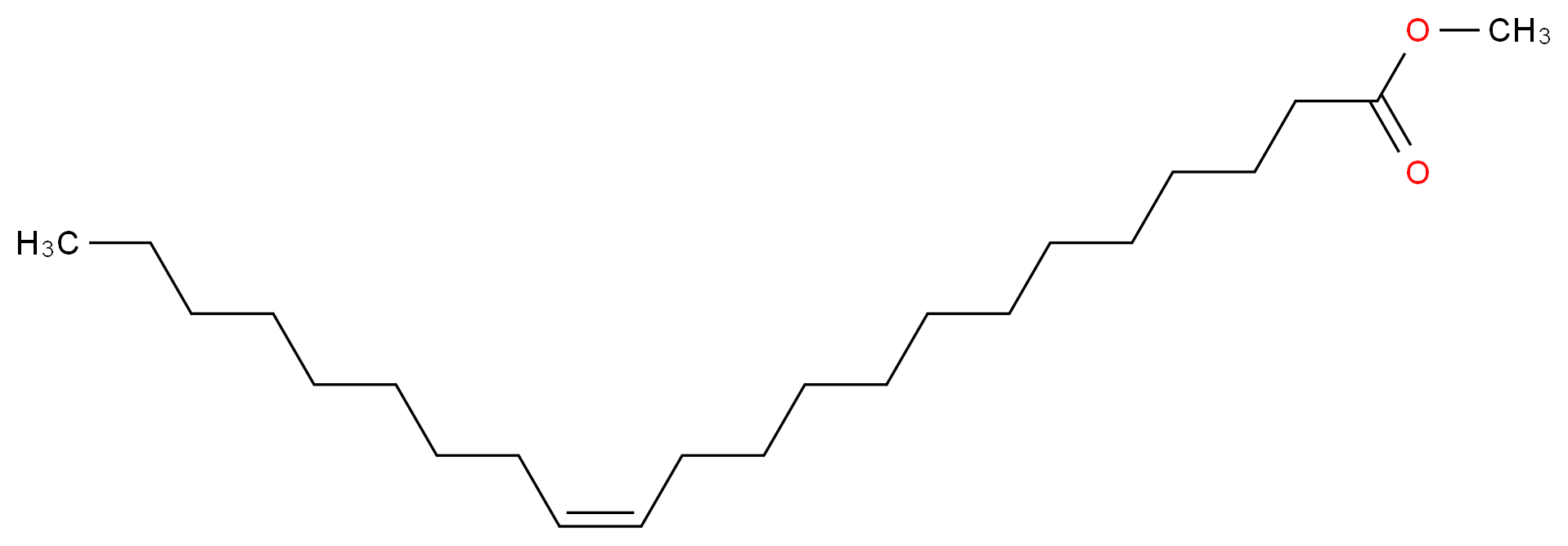 methyl (13Z)-docos-13-enoate_分子结构_CAS_1120-34-9