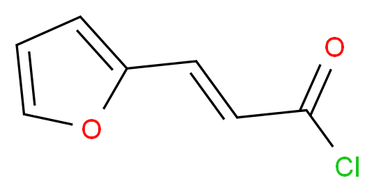 (2E)-3-(2-Furyl)acryloyl chloride_分子结构_CAS_63485-67-6)