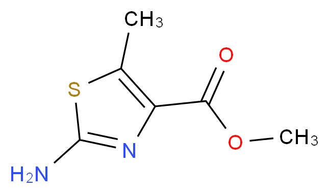 Methyl 2-amino-5-methylthiazole-4-carboxylate_分子结构_CAS_63257-03-4)
